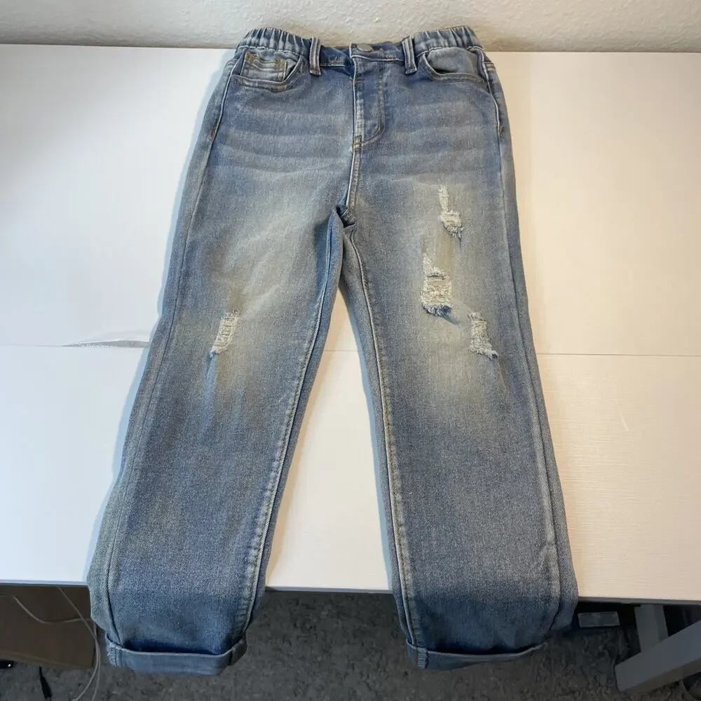 Lot 5 Girls Clothing Size 7 8 Justice Denim Shorts Jeans Corduroy Skirt Top Set